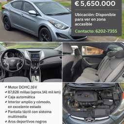 Excelente 2012 Hyundai Elantra lleno