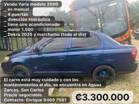Excelente 2000 Toyota Yaris